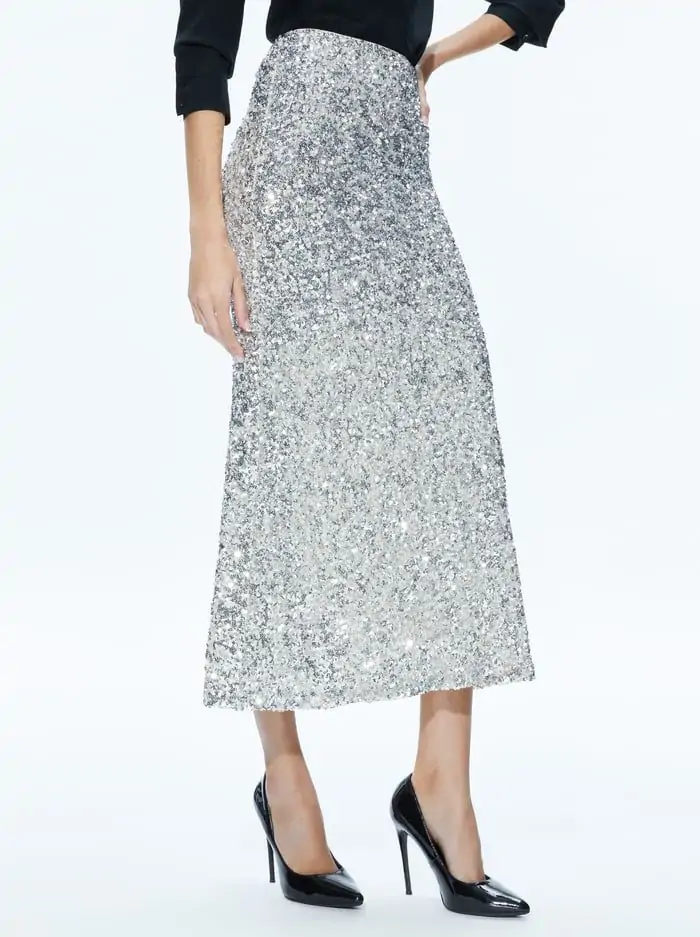 MAEVE SEQUIN SLIP SKIRT